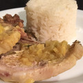El cooksnap de Xime cuando hizo Cerdo con verdura.