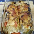 El cooksnap de Almudena García cuando hizo Berenjenas asalmonadas con torta de harina de garbanzos.