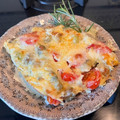 El cooksnap de Ascensión Reina Méndez Ramos cuando hizo Fritatta de berenjenas y calabacín.