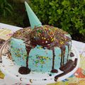 El cooksnap de GINTER cuando hizo Torta piñata cumpleaños.