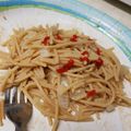 Kris Mielitz's cooksnap of when they made Char Spaghetti.