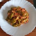 El cooksnap de Lourdes Moreno cuando hizo Judías verdes con tomate y huevo.
