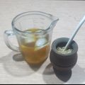 El cooksnap de Lady Marmalade cuando hizo Tereré de jugo de sobre manzana 🐾🌺🍎.