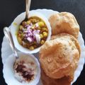 Abhilasha Akhouri का कुकस्नैप जब उन्होंने पूरी छोले खीर(puri chole kheer recipe in hindi) बनाया था।