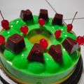 Cooksnap dari Yetty Rusdiana untuk resep PUDING LUMUT versi Full Lumut | Rasa Pandan, Coklat dan Butter