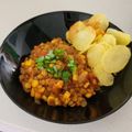 El cooksnap de Pablo Canales cuando hizo Tomaticán de lentejas.