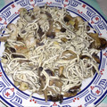 El cooksnap de Fatima Kaissi Salgado cuando hizo Revuelto de Gulas y Champis.