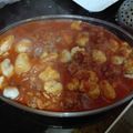 El cooksnap de eva cuando hizo Ñoquis rellenos de mozzarella con tuco de chorizo.