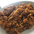 El cooksnap de Francisco de Asís Jiménez Sicardo cuando hizo Arroz con carne picada y champiñones (y mas).