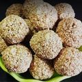 Sunita Sahu's cooksnap of when they made Til laddu/sesame seeds laddu.