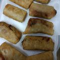 El cooksnap de Loni Ker cuando hizo Rollitos primavera rellenos de zucchini🥒, zanahoria🥕 y verdeo.
