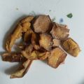 il "Chef" Lorenzo quando ha preparato Funghi Porcini Fritti con Aglio