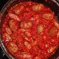 El cooksnap de juanche juanche cuando hizo Salchichas a la pomarola.