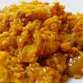 El cooksnap de Janet de la Puente cuando hizo Risotto de espinacas con champiñón y merluza.