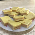 El cooksnap de Luciana Acosta cuando hizo Fainá licuado de queso.