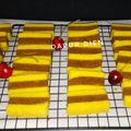 Cooksnap dari Dapur Dien untuk resep CAKE LABU KUNING Kukus Lapis Coklat