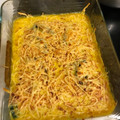 El cooksnap de Eva Gómez Eslava cuando hizo Calabacines gratinados con crema de calabaza, curry y queso.