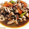 Cooksnap dari Esti Rahayu untuk resep Cumi Hitam Saus Padang