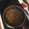 El cooksnap de Carolina Latorre cuando hizo LENTEJAS 🍛Con Carne Molida Alcaparrada...!.