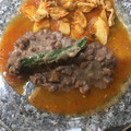 El cooksnap de Fatima Garcia cuando hizo Bistec de puerco con cebolla y papas en salsa de jitomate.