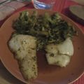 El cooksnap de SJ2701 cuando hizo Salteado de merluza con brócoli y salsa de soja.