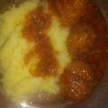 El cooksnap de Ruth Donofrio cuando hizo Albóndigas con Puré.