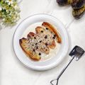 Cooksnap dari Nyanyah untuk resep Pisang Berendam Vla Susu