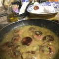 El cooksnap de cristinabs cuando hizo Albóndigas en salsa de champiñón.