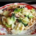 Cooksnap dari Badriyah Ulfah untuk resep Spaghetty Aglio olio ayam