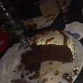 El cooksnap de Belu T Mama cuando hizo Torta Matilda (puro chocolate).