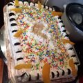 El cooksnap de tamara dominic guerra cuando hizo Torta de manjar durazno crema.