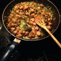 El cooksnap de Juan romano cuando hizo Pulpo al ajillo (con cebolla y ajo).