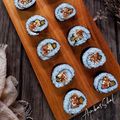 Cooksnap dari ambarshaf untuk resep Kimbab / Gimbab (Korean Sushi Roll)