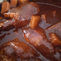 El cooksnap de Jordy Galaz cuando hizo Pollo ahogado en salsa a los 4 chiles a la sonorense.