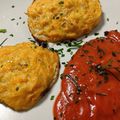 El cooksnap de Daniel González cuando hizo Tortillitas de patatas y zanahorias con salsa de tomate picante 🌶.