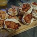 El cooksnap de Marce Reina cuando hizo Canastitas de pollo.