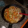 El cooksnap de Sandra Emilia Allegri cuando hizo Chop suey de pollo.