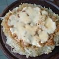 El cooksnap de Alicia cuando hizo Pizza con base de papa rallada.