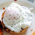 Elii Wood's cooksnap of when they made Poached Eggs.
