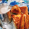 Sushma Sachin Sharma's cooksnap of when they made Crispy Simple Sandwich.