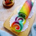 Cooksnap dari Elvira Yus untuk resep Rainbow Roll cake
