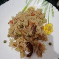 Khanjan Udeshi's cooksnap of when they made વેજ બિરયાની.