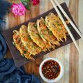 Cooksnap dari Imaami untuk resep Paeng-ee beoseot jeon, 팽이버섯전 (Korean Enoki Mushroom Pancake)