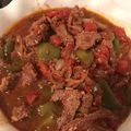 barbiedoll28's cooksnap of when they made Pepper Steak.