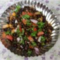 Varsha Narayankar's cooksnap of when they made Chana chat.