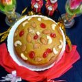 Rumpa Mandal's cooksnap of when they made খ্রিস্টমাস কেক / রিচ ড্রাই ফ্রুটস কেক (Rich dry fruits cake recipe in Bengali).