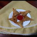 Sneha Patel's cooksnap of when they made ચીઝ આલુ મટર સમોસા (Cheese Aloo Matar Samosa Recipe In Gujarati).
