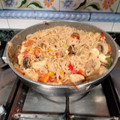 El cooksnap de paquisantiago cuando hizo Fideos chinos con pollo y verduras.