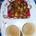 Anuja Mishra का कुकस्नैप जब उन्होंने अंकुरित चना और आलू की चटपटी चाट (ankurit chana aur aloo ki chatpati chaat recipe in Hindi) बनाया था।