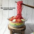 Cooksnap dari Mama fathan untuk resep Mie Terbang / Rainbow Noodle Cake